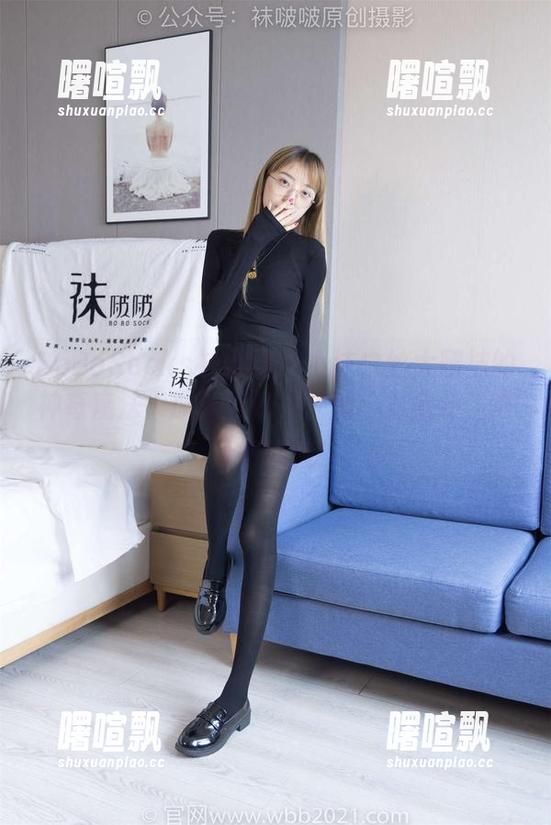 BoBoSocks袜啵啵 - 小沫白丝大腿袜的神奇魔法：原图解锁的‘腿’力全开，准备好膜拜！